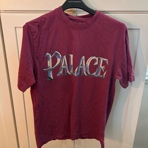 PALACE Burgundy Logo Tee